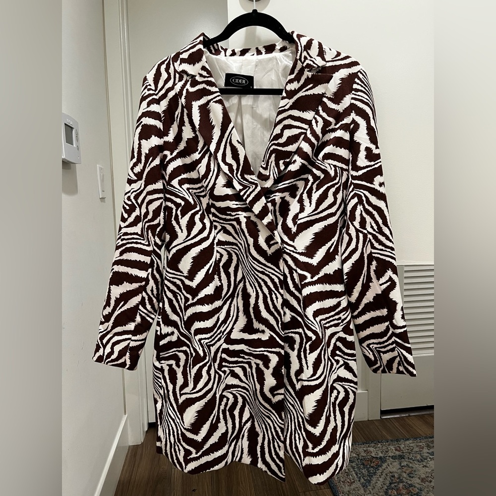 Zebra blazer